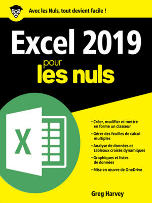 cover image of Excel 2019 pour les Nuls